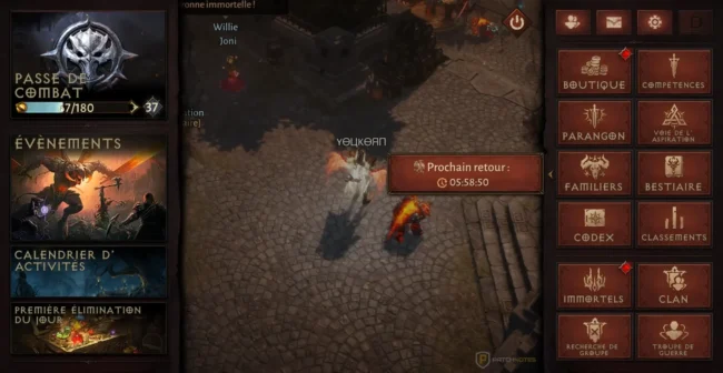 Comment activer un code promo sur Diablo Immortal