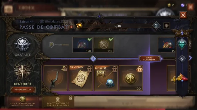 Saison 44 – Diablo Immortal : Présage Aveugle