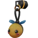 Porte-bonheur Abeille tricotée