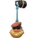 Porte-bonheur Canard en plastique