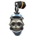 Porte-bonheur Roi des poubelles