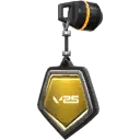 Porte-bonheur V25A6 : Or