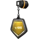 Porte-bonheur V25A3 : Or