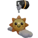 Porte-bonheur Tête dans les nuages