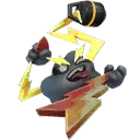 Porte-bonheur Nuage metalleux