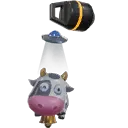 Porte-bonheur Vache apeurée