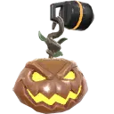 Porte-bonheur Citrouille-lanterne