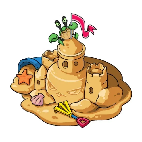 Graffiti Château de sable