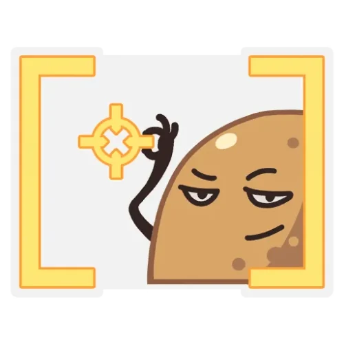 Graffiti Je vise comme une patate