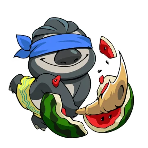 Graffiti Découpage de pastèques