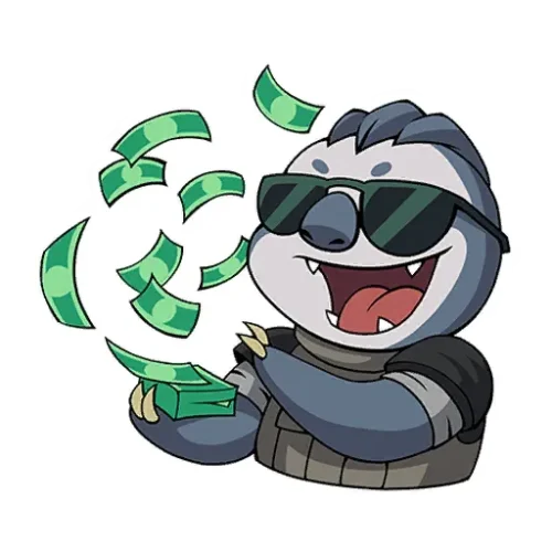 Graffiti Je possède des thunes