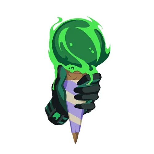 Graffiti Cornet à la fumée