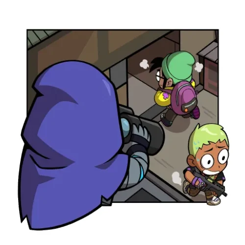 Graffiti Regardez-les détaler