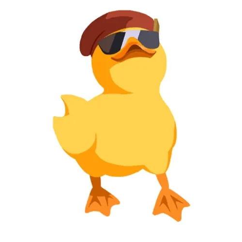 Graffiti Marche en canard