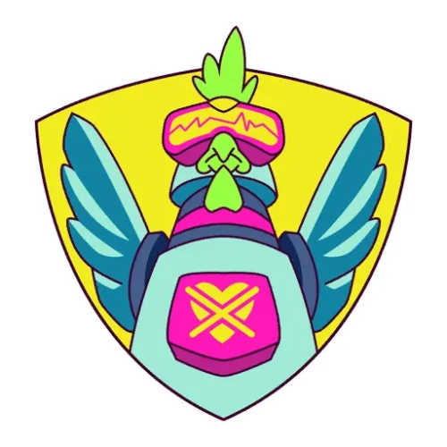 Graffiti Poulet glitché