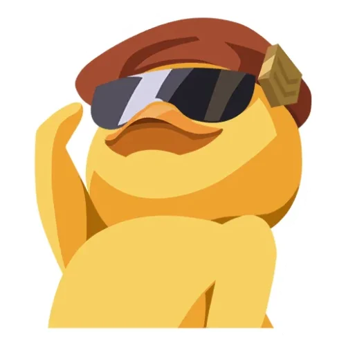 Graffiti Canard au rapport