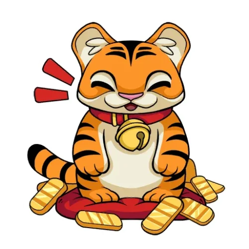 Graffiti Tigre porte-bonheur