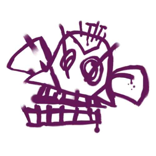 Graffiti Touché ! T'es mort !