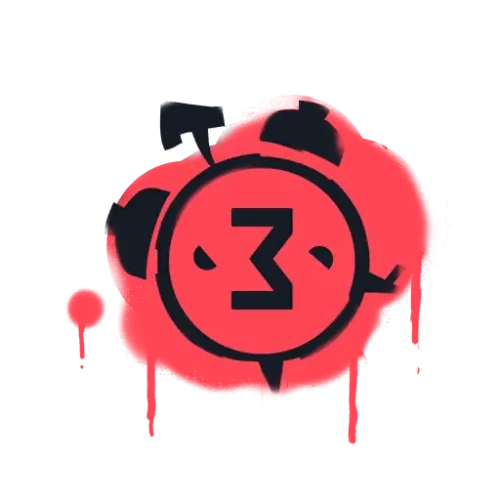 Graffiti Pas le temps