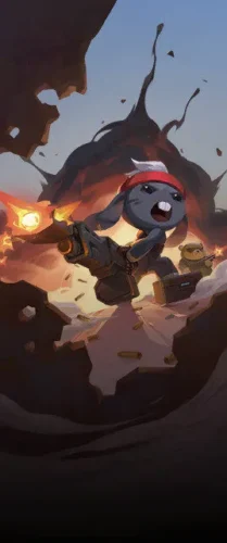 Carte Lapin tueur terrifiant