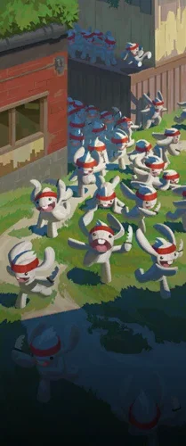 Carte L'attaque des lapins