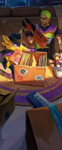 Carte Collection de vinyles