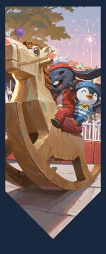 Carte Cheval tranquille