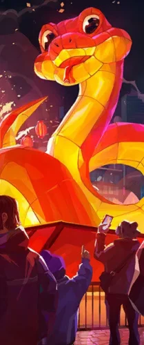 Carte Célébrations du serpent