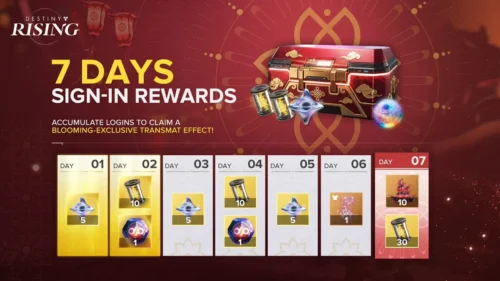 Limited-Time Sign-In - Destiny Rising - Data GG